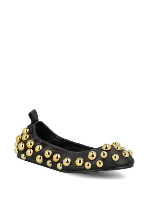 ISABEL MARANT stud-embellished ballet flats - Black
