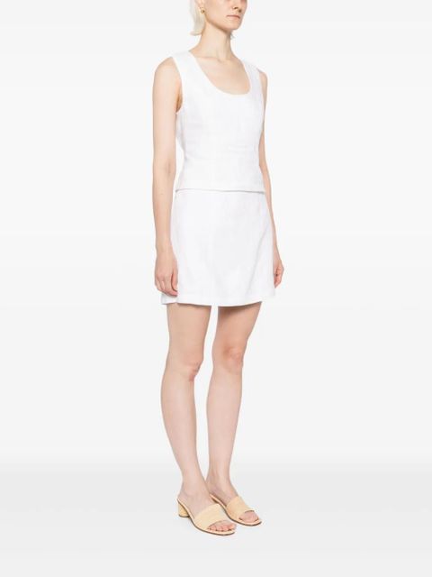 Reformation Lindsey linen two piece - White - zdjęcie produktu nr 2