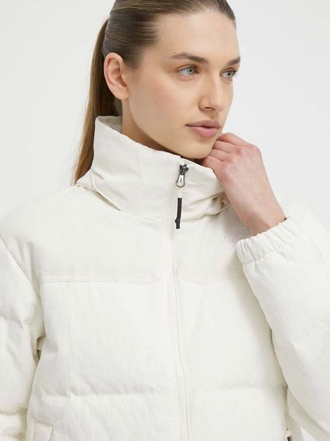 The North Face kurtka puchowa 92 RIPSTOP NUPTSE damska kolor biały zimowa NF0A870RQLI1 - zdjęcie produktu nr 2