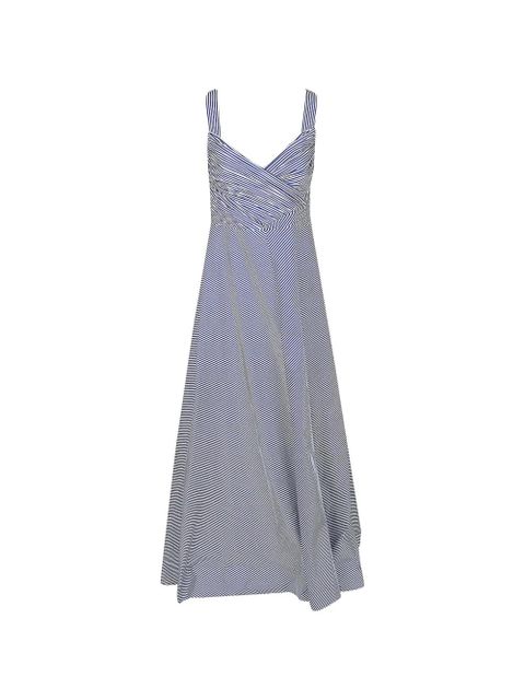 Lauren Ralph Lauren striped maxi dress - Blue - zdjęcie produktu nr 1