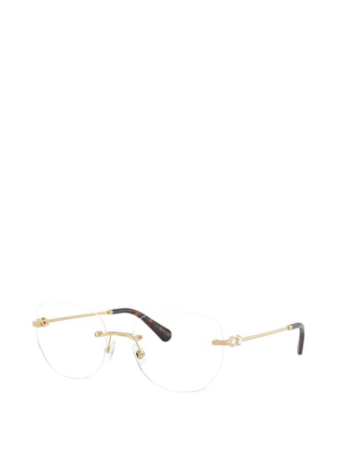 Swarovski rimless geometric-frame glasses - Gold - zdjęcie produktu nr 2