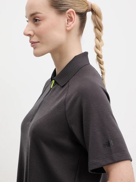 Helly Hansen polo INSHORE damski kolor czarny 34481 - zdjęcie produktu nr 2