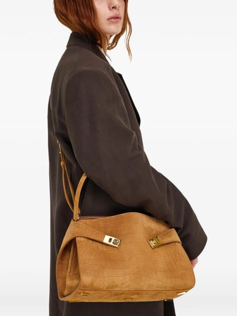 Ferragamo Hug soft shoulder bag (M) - Neutrals