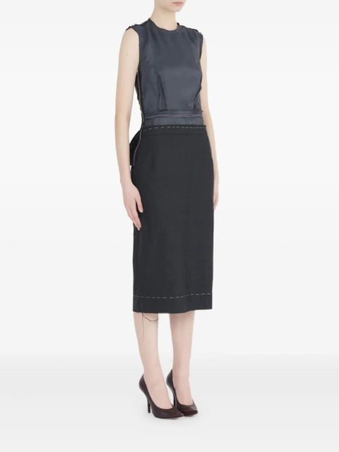 Maison Margiela panelled pencil dress - Grey - zdjęcie produktu nr 2