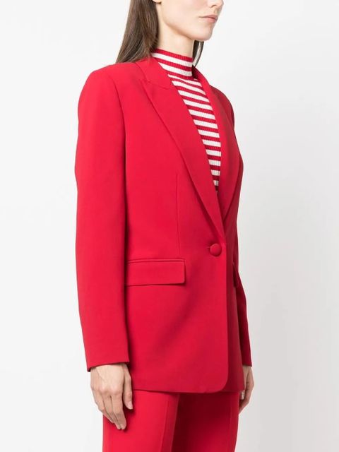 TWINSET fitted single-breasted button blazer - Red