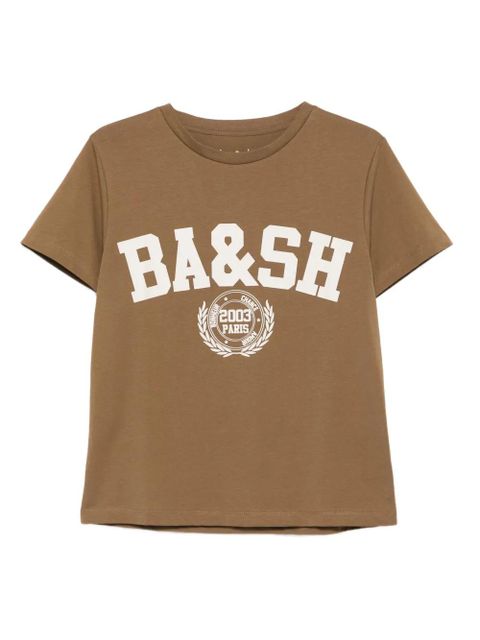Ba&Sh logo-print T-shirt - Brown - zdjęcie produktu nr 1