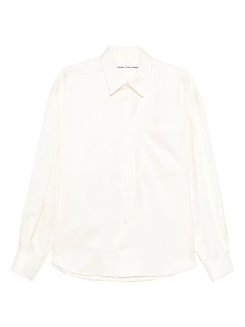 Alexander Wang cut-out silk shirt - White - zdjęcie produktu nr 1