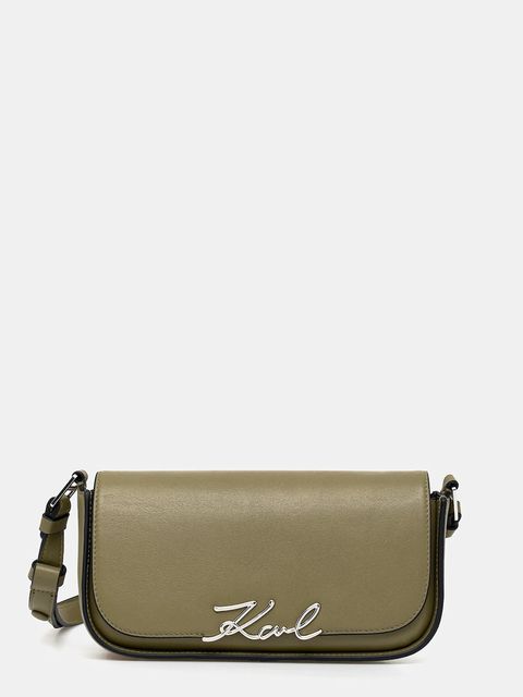 Karl Lagerfeld torebka skórzana K/SIGNATURE - zdjęcie produktu nr 1