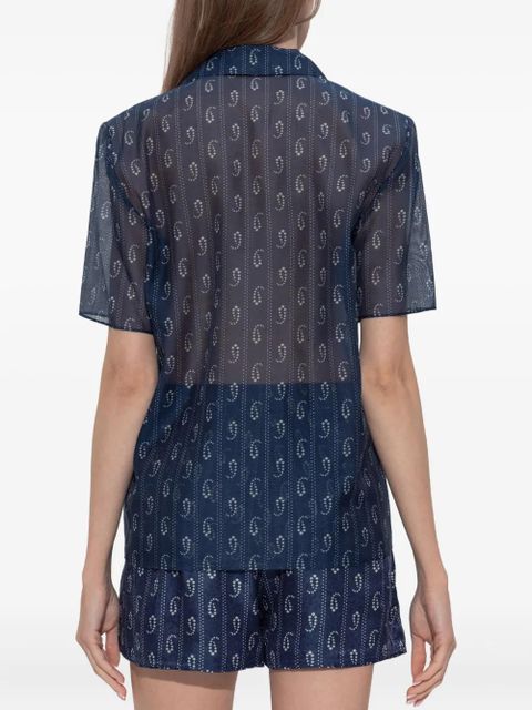 Tory Burch Camp shirt - Blue