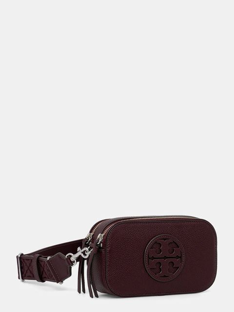 Tory Burch torebka Miller Mini kolor bordowy 171956-500