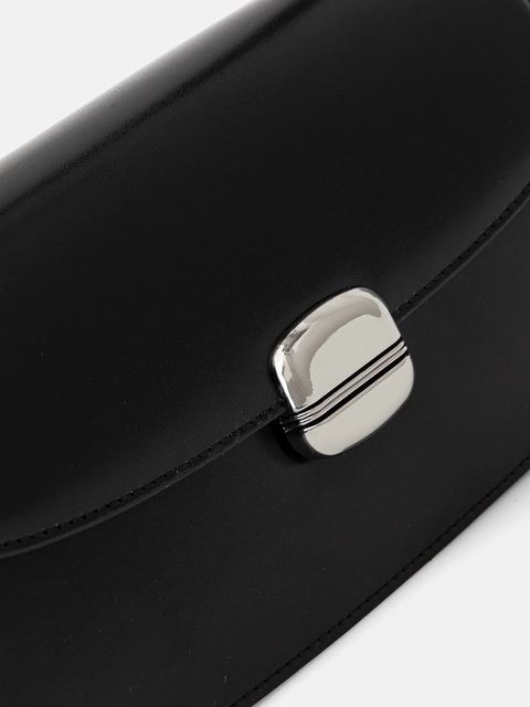 Answear.LAB torebka skórzana kolor czarny