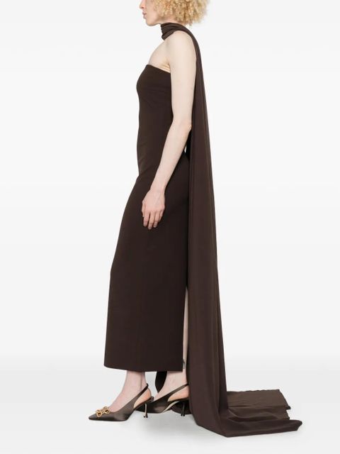 Solace London Martine strapless midi dress - Brown - zdjęcie produktu nr 2