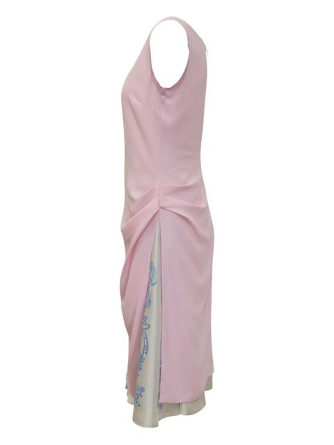Versace draped mini dress - Pink - zdjęcie produktu nr 2