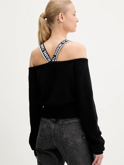 Karl Lagerfeld Jeans sweter z domieszką wełny