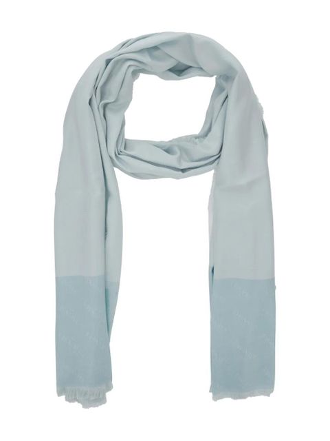 TWINSET frayed scarf - Blue - zdjęcie produktu nr 2