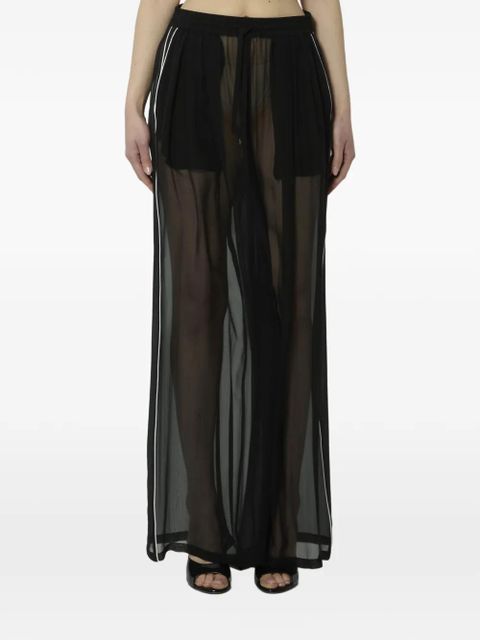 Dolce & Gabbana silk chiffon trousers - Black - zdjęcie produktu nr 2