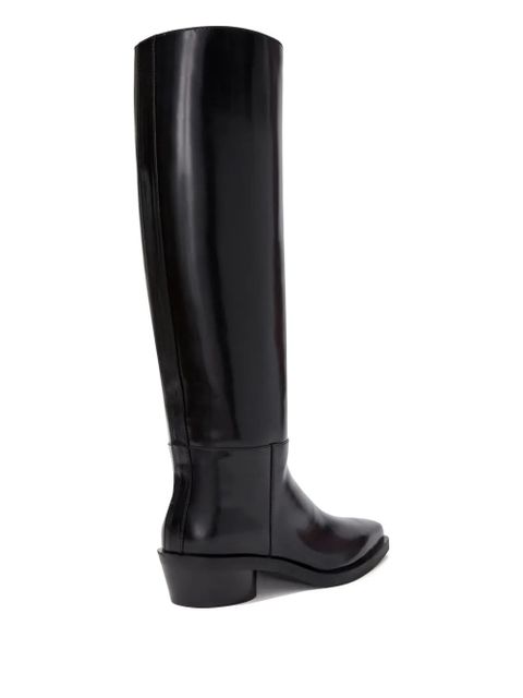 Proenza Schouler Bronco knee-high leather boots - Black