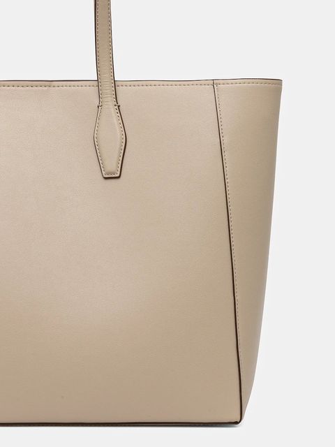 BOSS torebka skórzana kolor beżowy 50547750