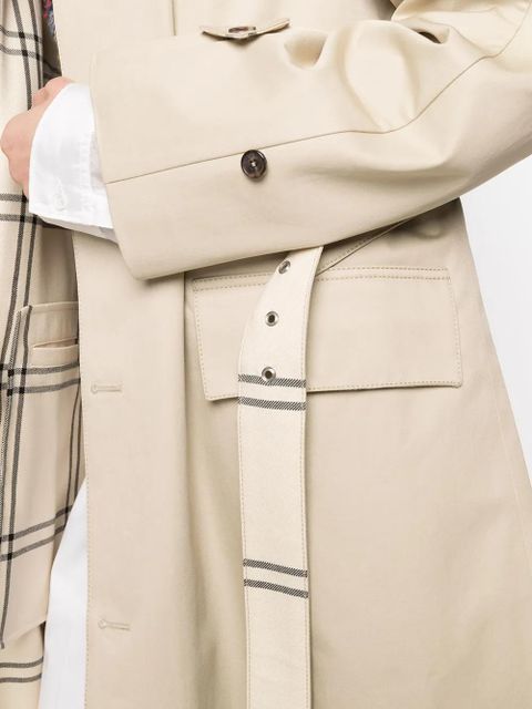 Maison Margiela single-breasted trench coat - Neutrals