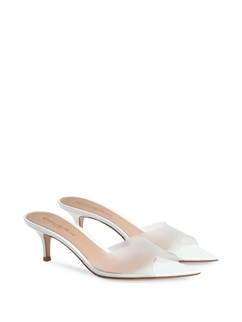 Gianvito Rossi 55mm Elle sandals - White