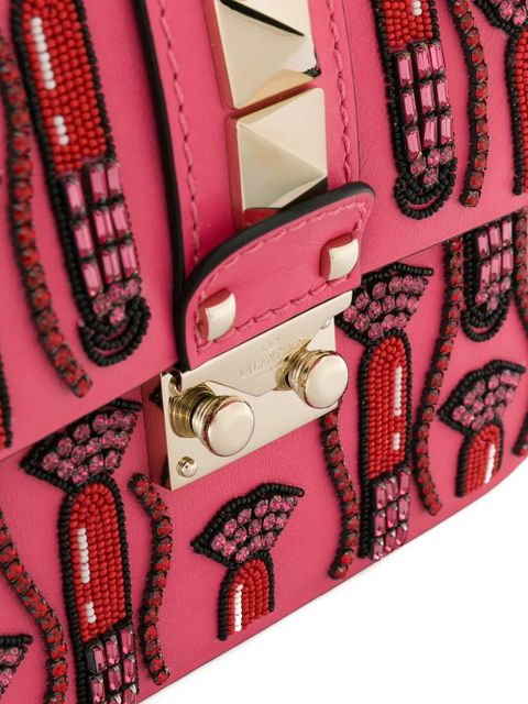 Valentino Garavani Glam Lock shoulder bag - Pink