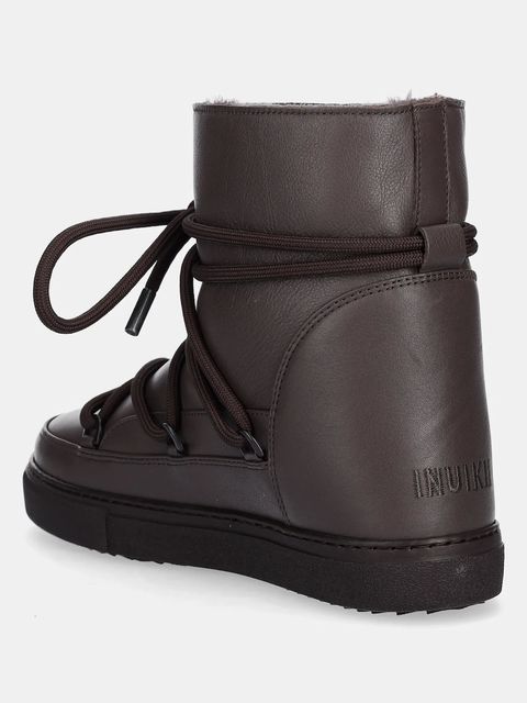 Inuikii śniegowce skórzane Full Leather Wedge kolor brązowy 1001.004.0091.152 - zdjęcie produktu nr 2