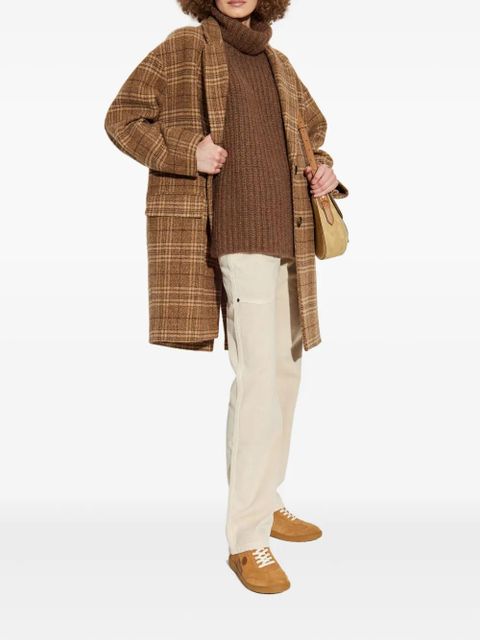 ISABEL MARANT turtleneck ribbed vest - Brown - zdjęcie produktu nr 2