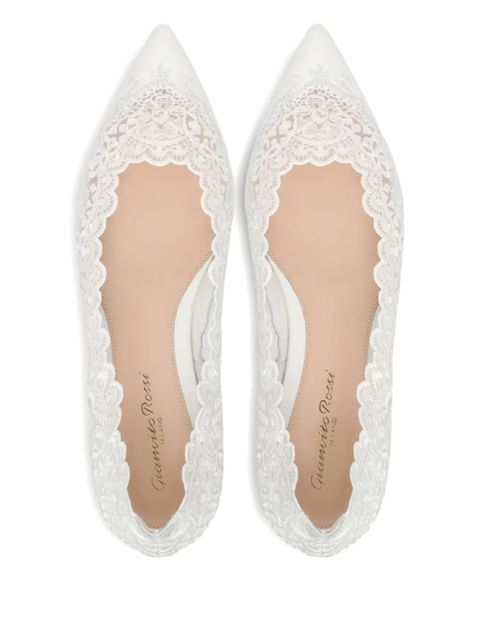 Gianvito Rossi Evie ballerina shoes - White