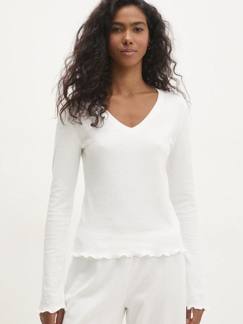 Answear Lab piżama bawełniana kolor beżowy bawełniana - zdjęcie produktu nr 2