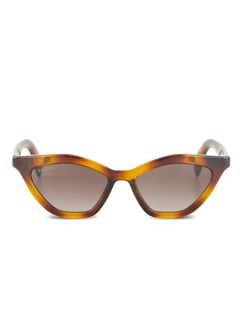 Gucci Eyewear cat-eye sunglasses - Brown - zdjęcie produktu nr 1