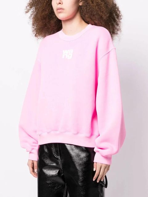 Alexander Wang oversize cotton T-shirt - Pink