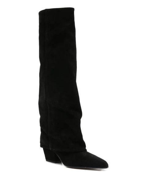 Paris Texas pointed suede boots - Black - zdjęcie produktu nr 2