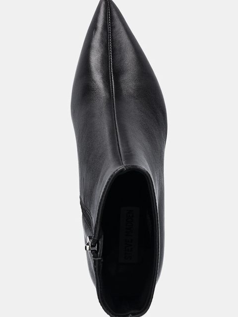 Steve Madden botki skórzane Lulah damskie kolor czarny na szpilce 11003282