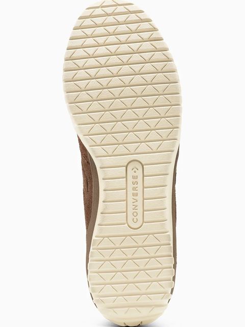 Converse sneakersy zamszowe Run Star Trainer kolor brązowy A16386C