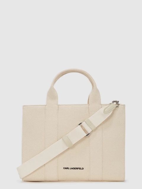 Karl Lagerfeld torebka bawełniana IKON - zdjęcie produktu nr 1