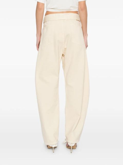 Magda Butrym belted jeans - Neutrals
