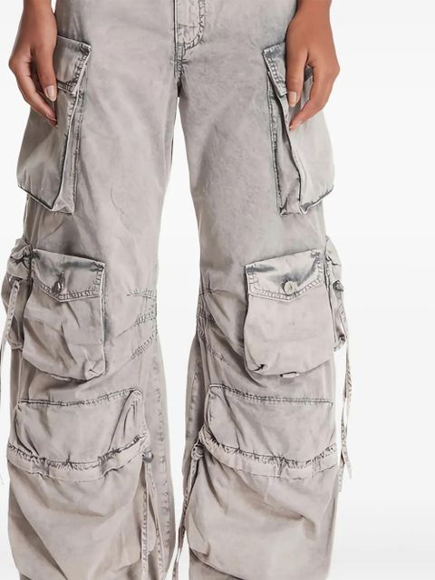 The Attico multi-pocket cargo flared trousers - Grey - zdjęcie produktu nr 2