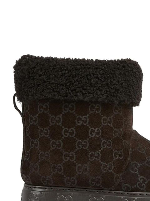 Gucci GG suede ankle boots - Brown - zdjęcie produktu nr 2