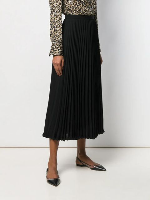 Valentino Garavani pleated midi skirt - Black - zdjęcie produktu nr 2
