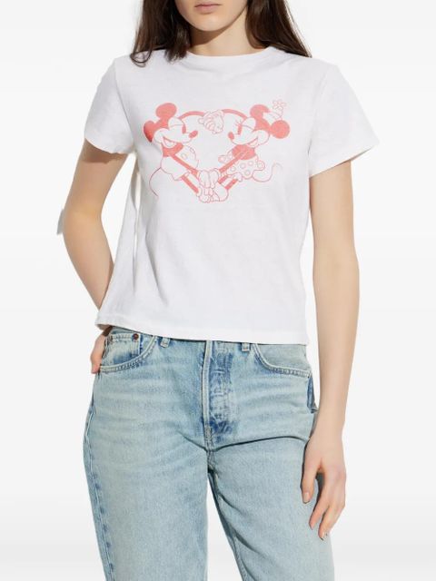 RE/DONE heart-print T-shirt - White