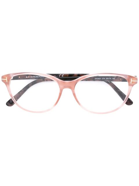 TOM FORD Eyewear rectangular shaped glasses - Pink - zdjęcie produktu nr 1