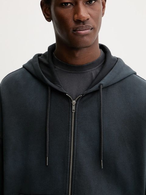 Guess Originals bluza kolor szary z kapturem gładka M5BQ41 K4110