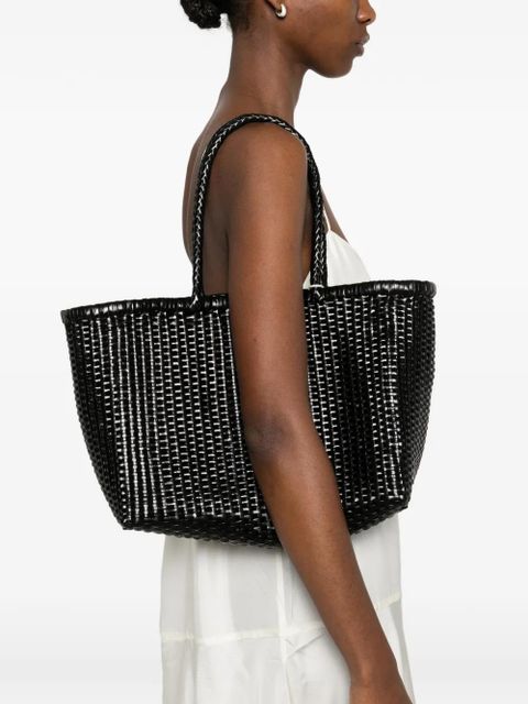 DRAGON DIFFUSION woven tote bag - Black - zdjęcie produktu nr 2