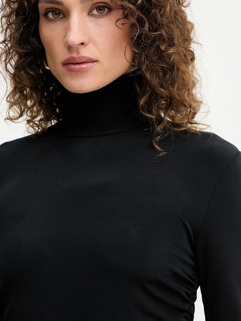 Patrizia Pepe bluzka damska kolor czarny gładka 8M1713 J312