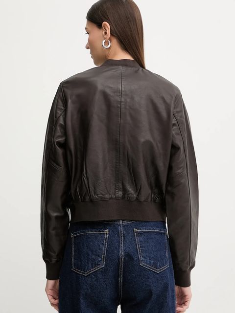 AllSaints kurtka skórzana ORTEN BOMBER JACKET