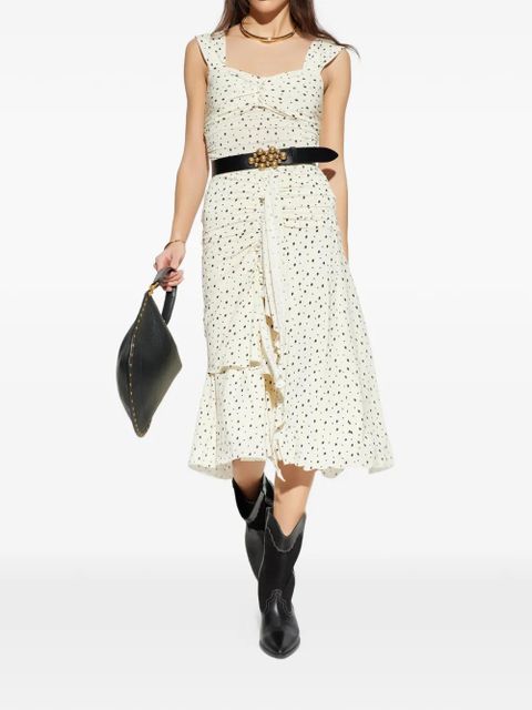 ISABEL MARANT Gemina polka-dot top - Neutrals