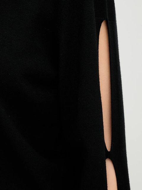 Twinset sweter damski kolor czarny lekki 252TF3032