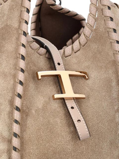 Tod's small T-Timeless logo-detail tote bag - Neutrals