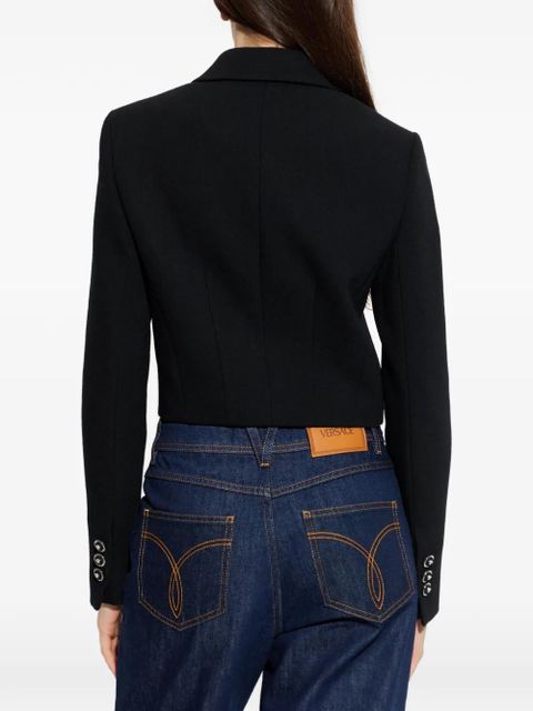Versace long-sleeve buttoned jacket - Black