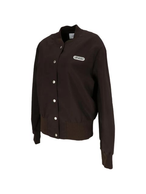 Off-White logo-detail jacket - Green